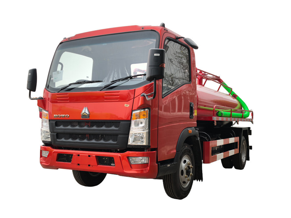 HOWO 4X4 RHD fecal suction truck
