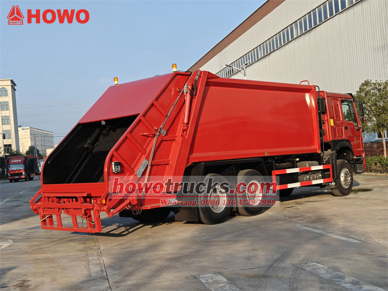 HOWO 20cbm rear loader truck