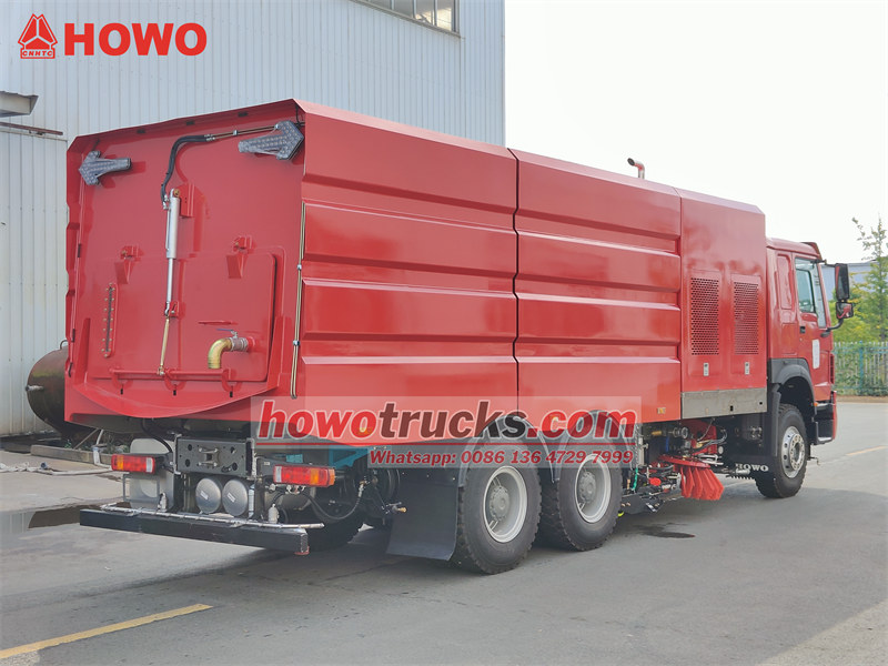 HOWO 20CBM street sweeper cleaning vehicle