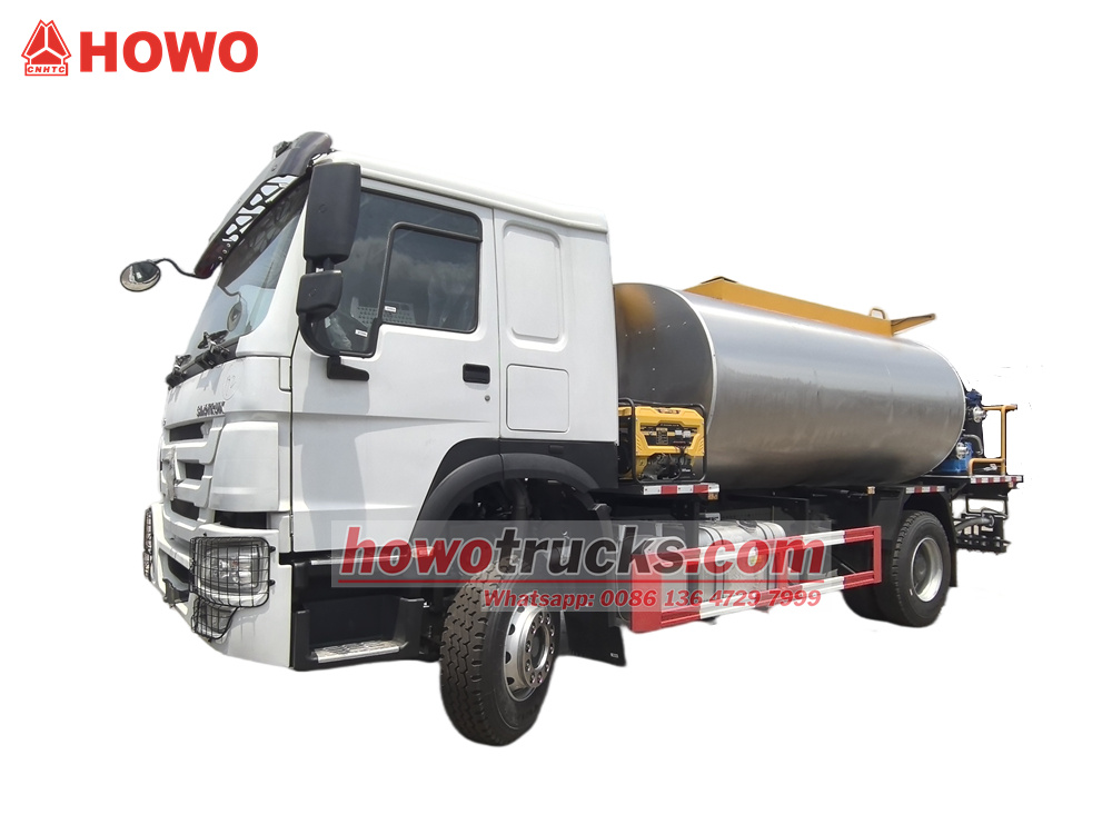 HOWO Road construction machinery for asphalt emulsion spraying