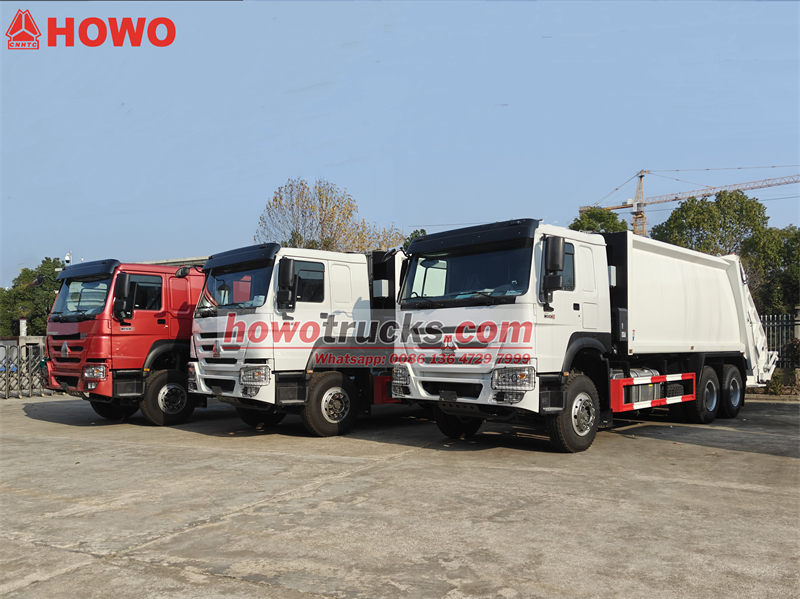 Howo garbage compactor truck