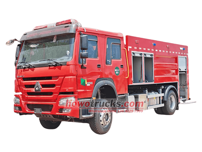 Trak ng Bumbero ng Tubig ng Howo