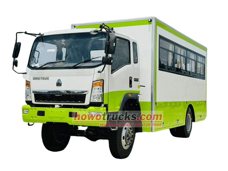 Howo 4x4 na trak ng kargamento