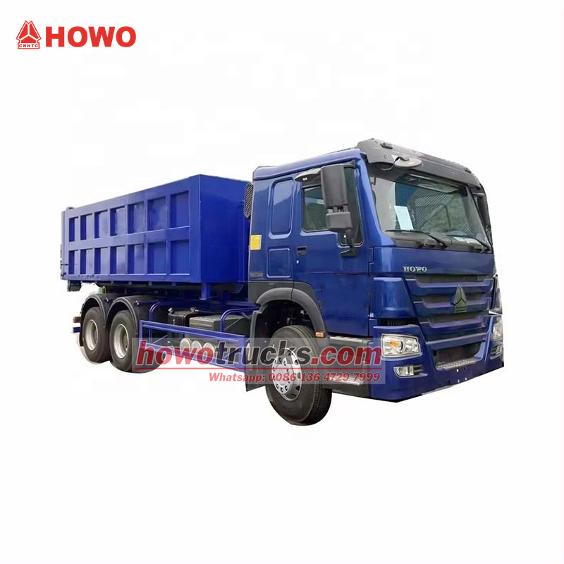 Sinotruk 6x4 20000L hook lift garbage truck