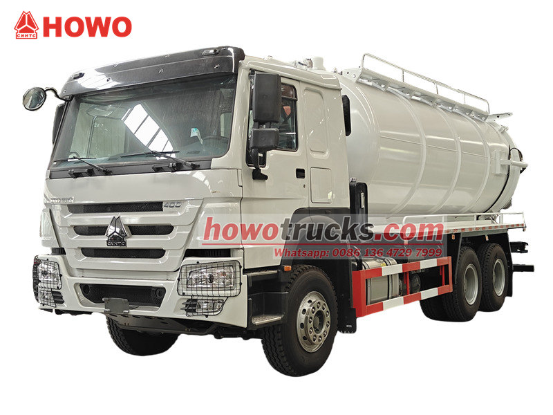 HOWO 6×4 vacuum tank truck
