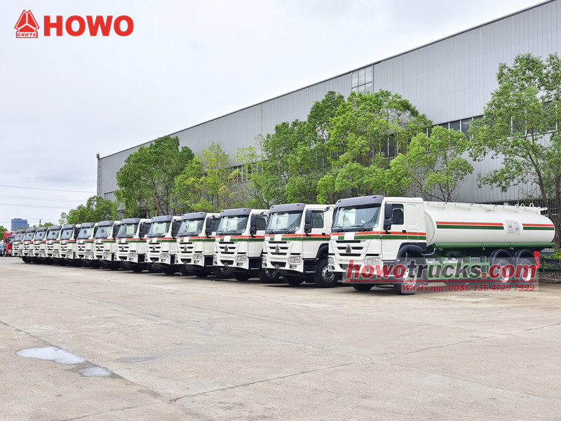 HOWO fuel tanker trucks for sale