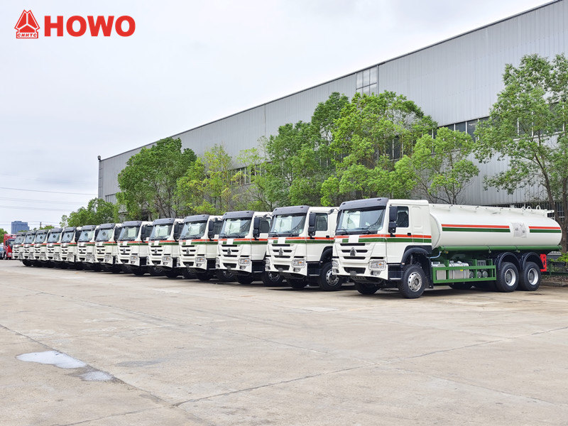 20 Yunit ng HOWO 20000L Fuel Tanker Trucks ang Na-export sa Mali