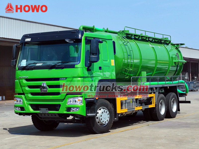 HOWO 6×4 sewer cleaner truck HOWO 6×4 sewer cleaner truck