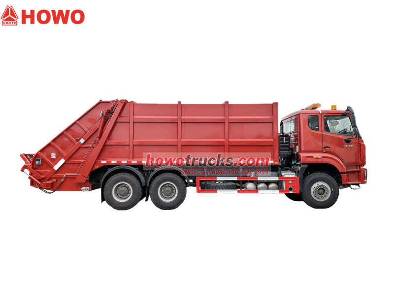 HOWO 20 CBM rear load garbage truck HOWO 20 CBM rear load garbage truck
