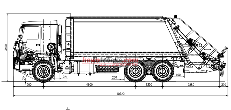 Howo 6x4 garbage compactor truck Howo 6x4 garbage compactor truck