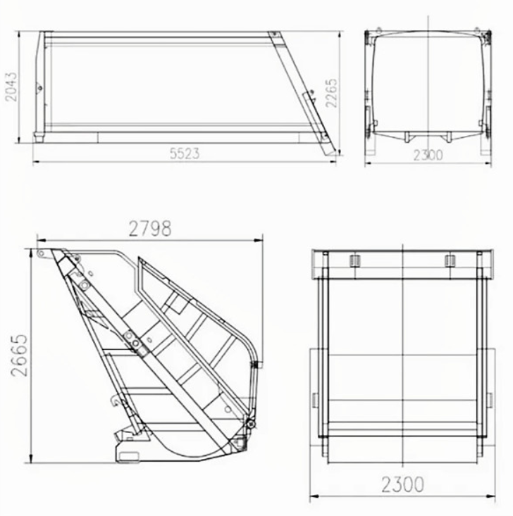 Howo garbage compactor truck Howo garbage compactor truck