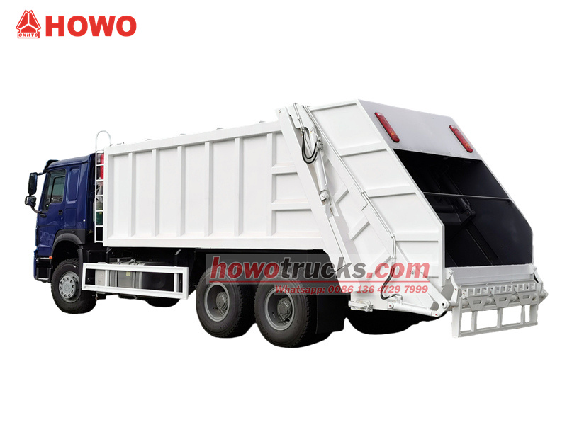 howo sanitation garbage compactor truck