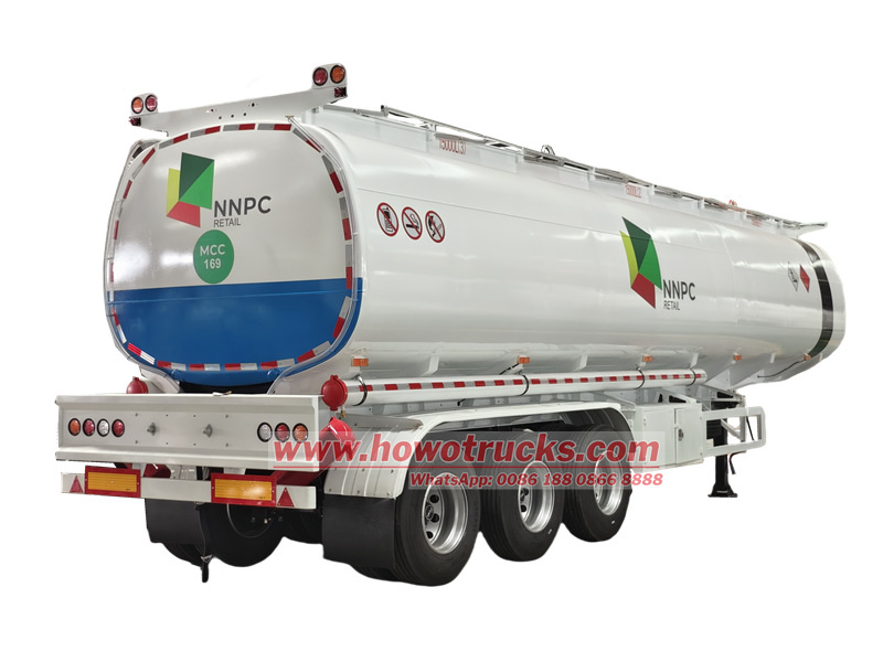 Oil tanker semi-trailer