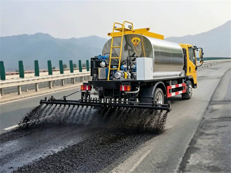 &nbsp;HOWO light asphalt spreader truck