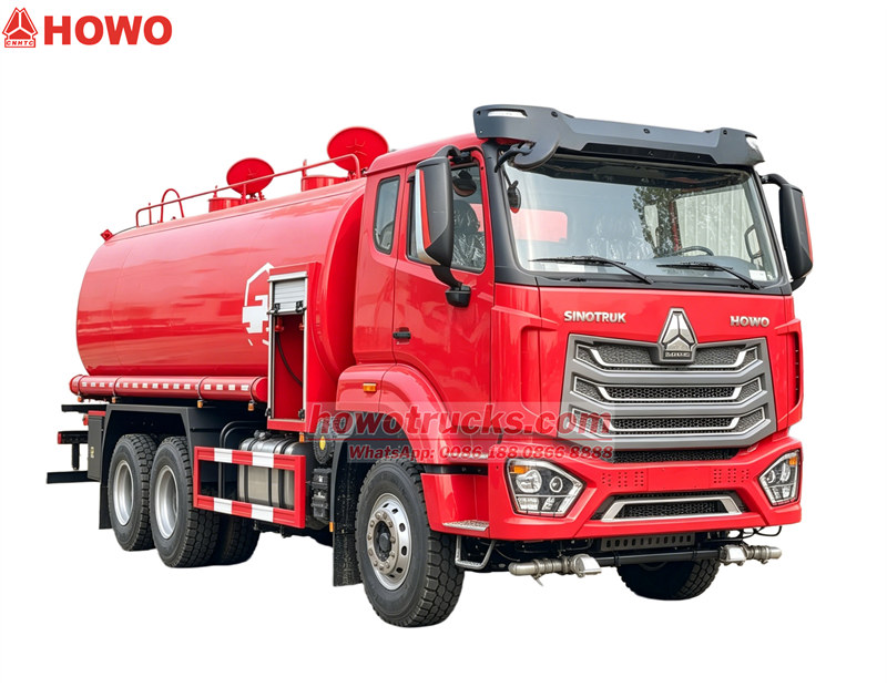 Howo wildland water tender fire fighting vehicle