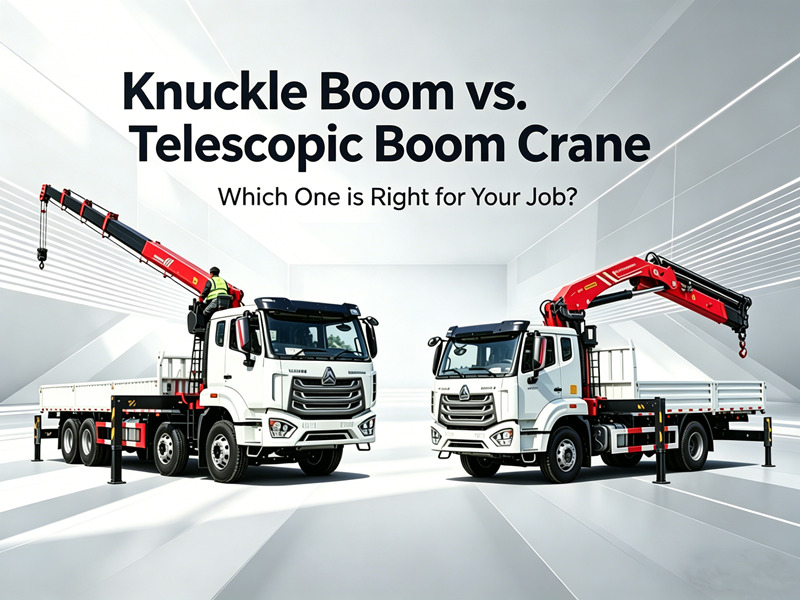 Telescopic Boom vs Knuckle Boom Crane: Paano Pumili ng Tama para sa Iyo