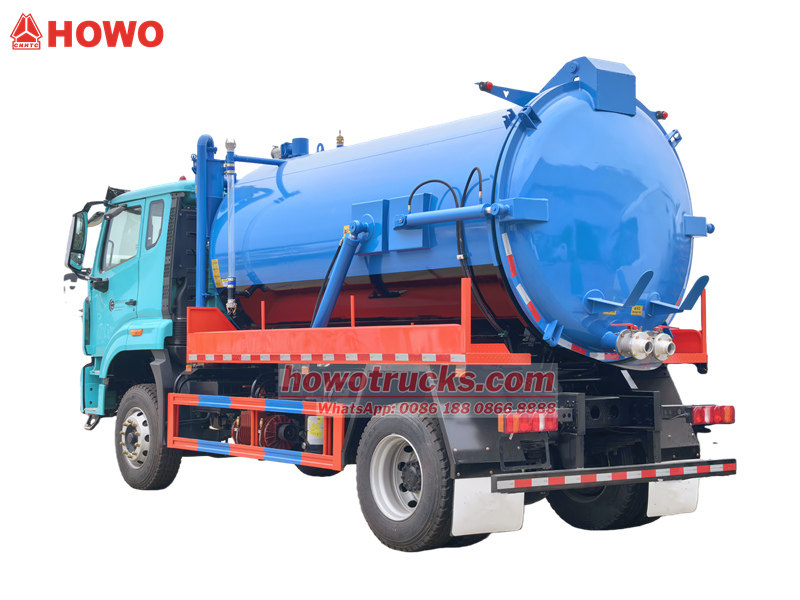 HOWO M7 10000L sewage tank truck HOWO M7 10000L sewage tank truck