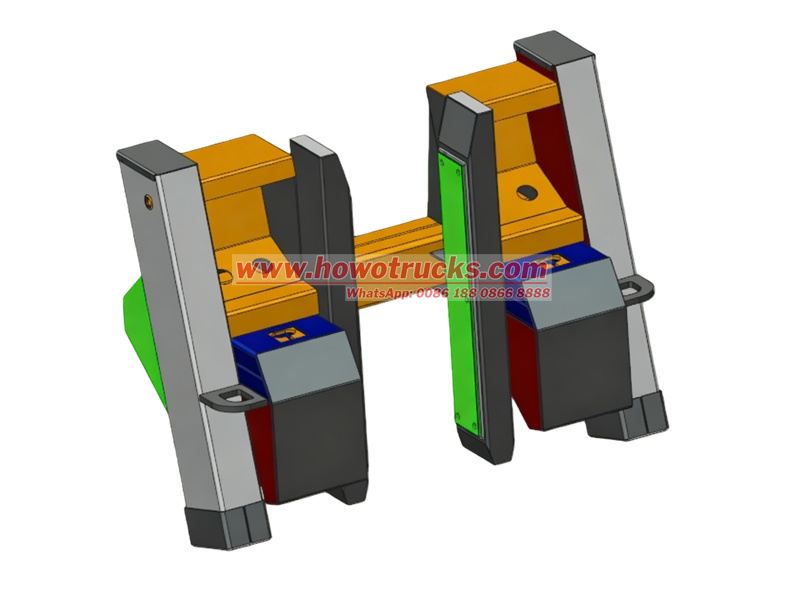 HOWO NX heavy duty wrecker truck drawing