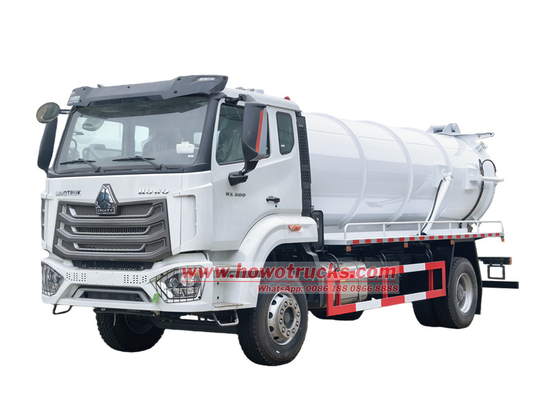 HOWO NX 12000L sewage tank truck